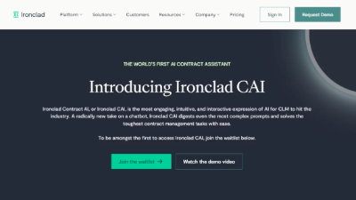 合同管理公司Ironclad推出通过新的AI功能，为复杂合同分析提供了一种全新的方式