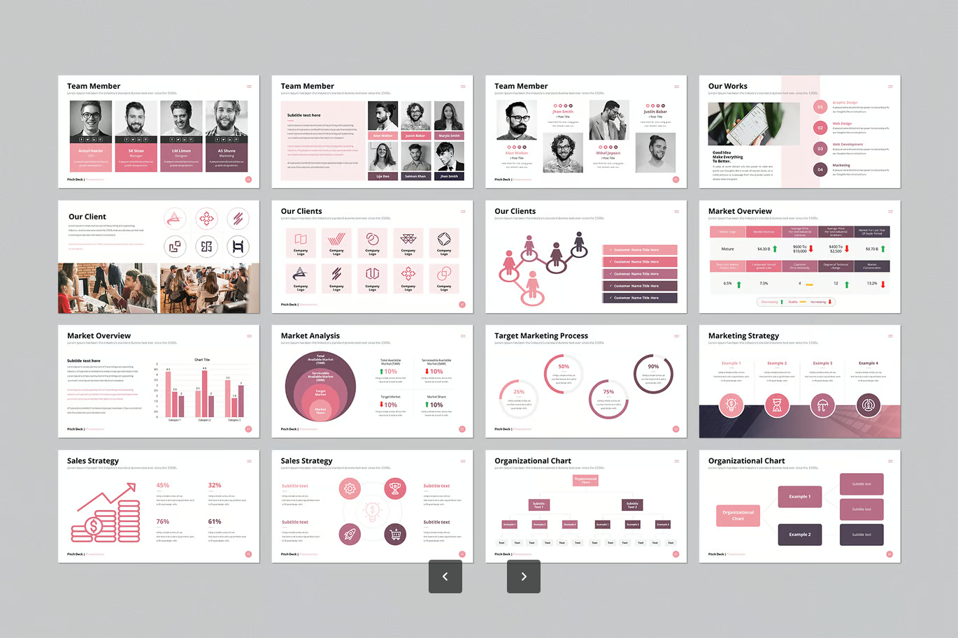 苹果Keynote商业计划书模板 Pitch Deck路演专用极简风投资人最爱Pitch Deck PowerPoint Template-演示喵HUB