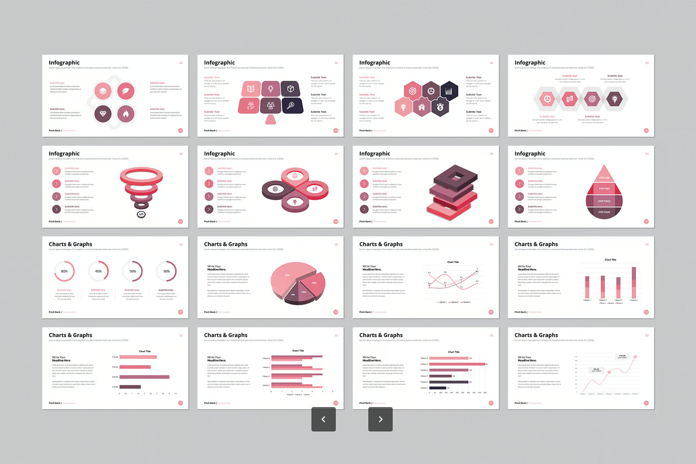 苹果Keynote商业计划书模板 Pitch Deck路演专用极简风投资人最爱Pitch Deck PowerPoint Template-演示喵HUB