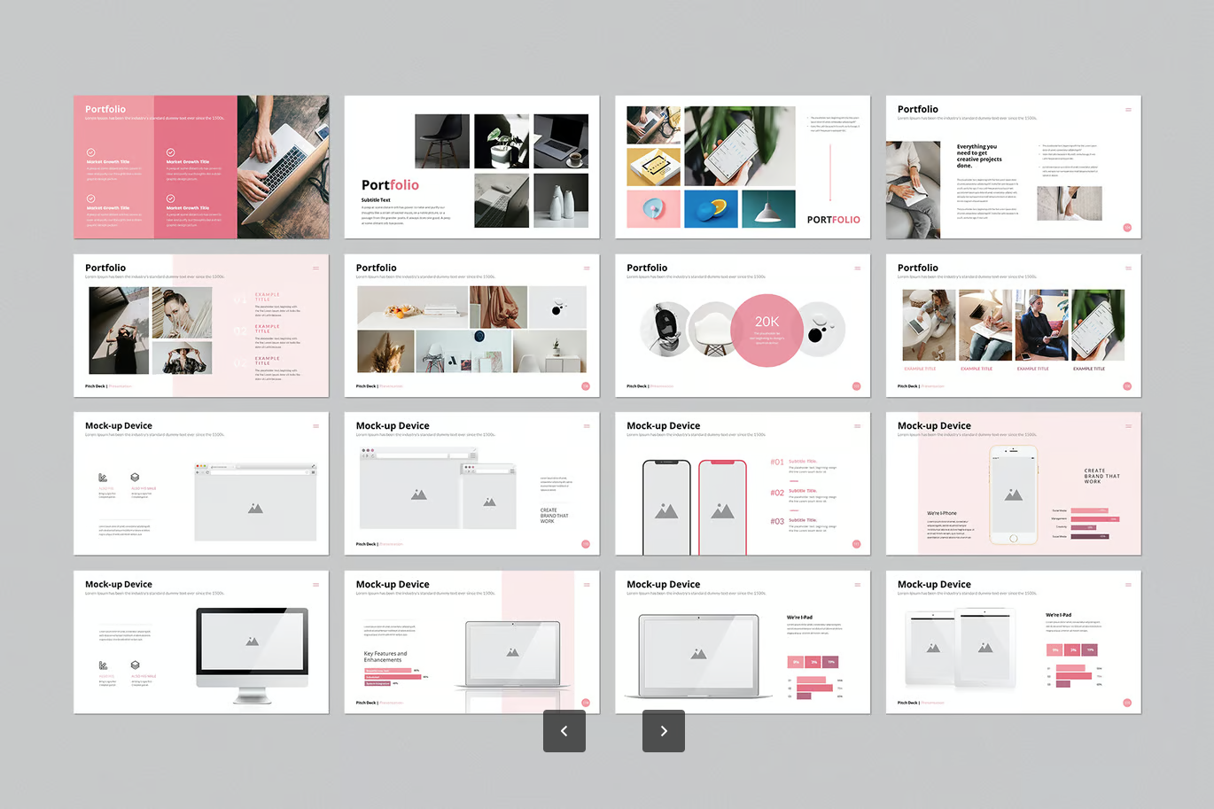 苹果Keynote商业计划书模板 Pitch Deck路演专用极简风投资人最爱Pitch Deck PowerPoint Template-演示喵HUB