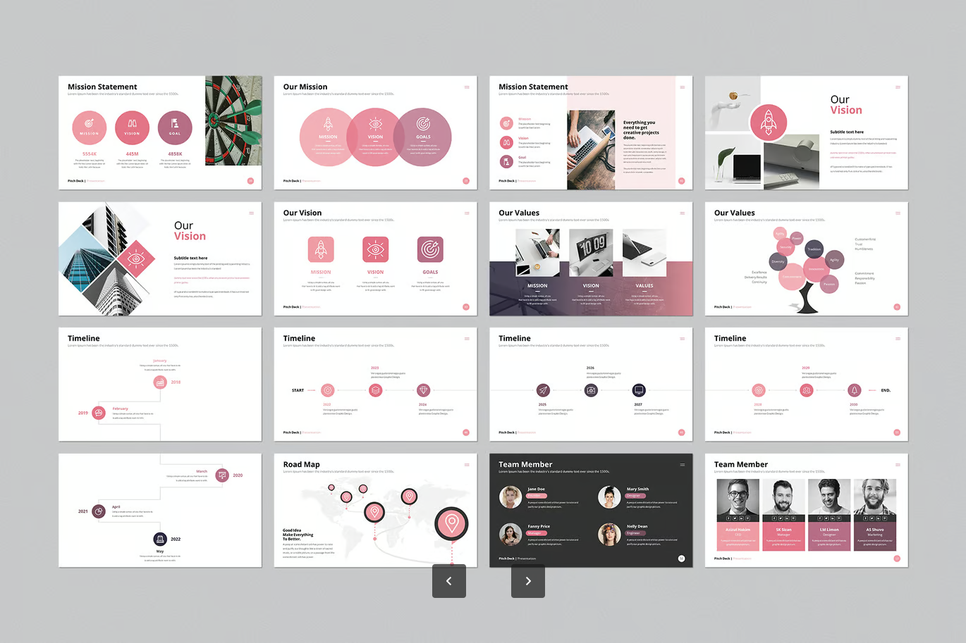 苹果Keynote商业计划书模板 Pitch Deck路演专用极简风投资人最爱Pitch Deck PowerPoint Template-演示喵HUB