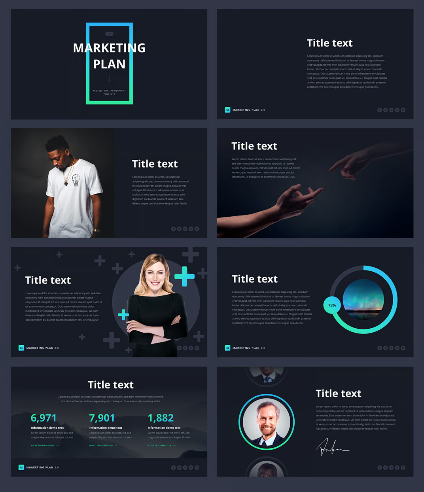2024新版Marketing Plan商务Keynote模板苹果专用动态营销方案设计Marketing Plan 2.0 for Keynote-演示喵HUB