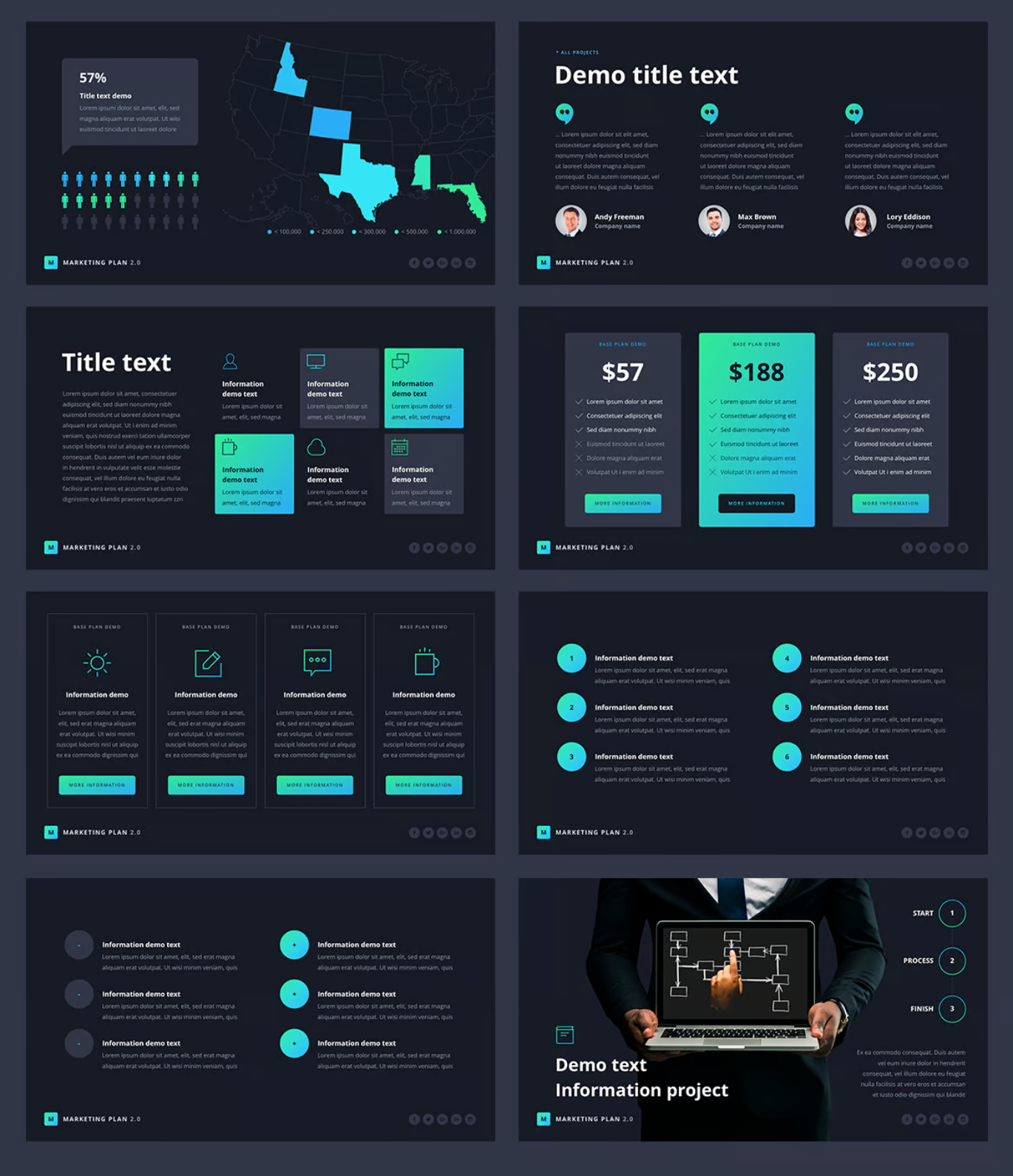 2024新版Marketing Plan商务Keynote模板苹果专用动态营销方案设计Marketing Plan 2.0 for Keynote-演示喵HUB