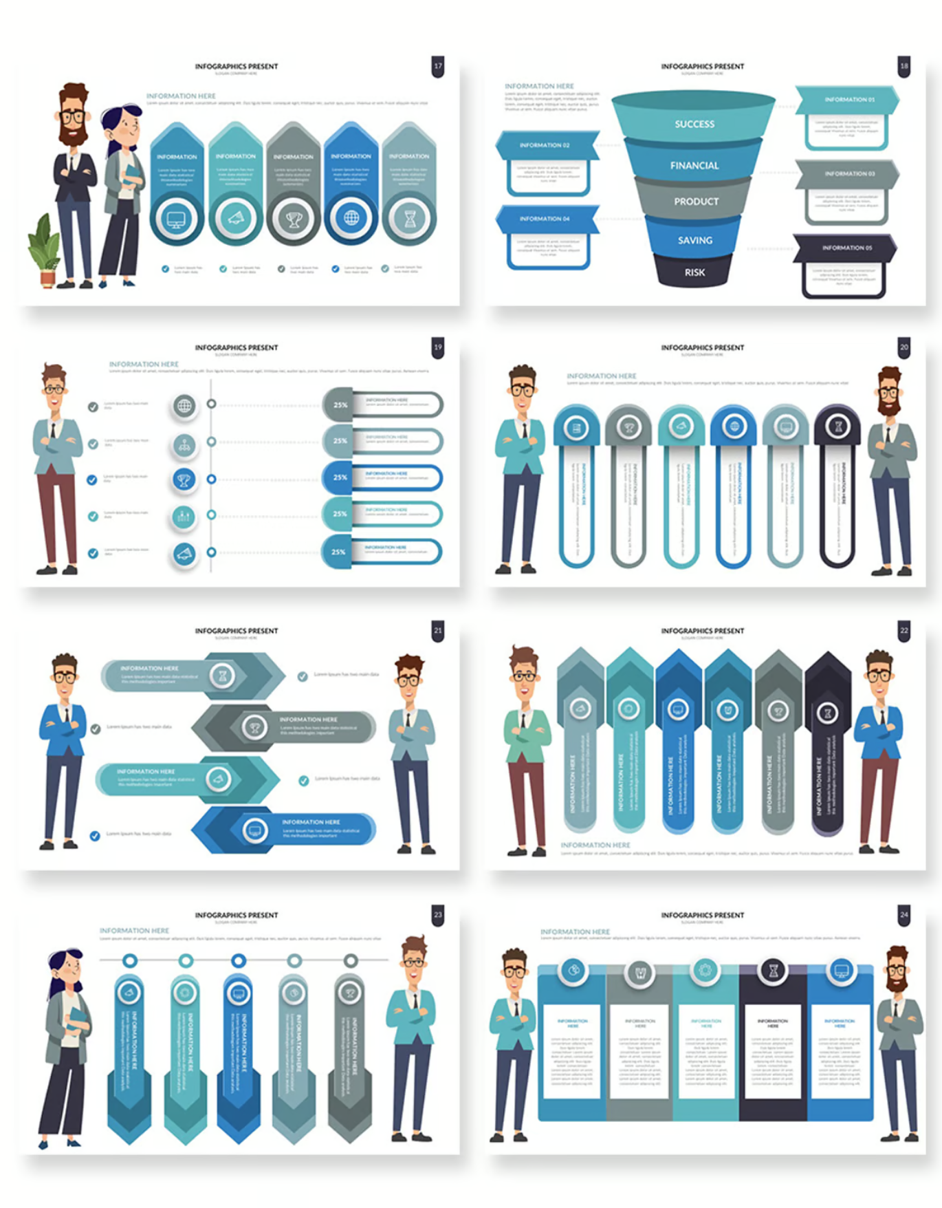 高级感Infographic动态Keynote模板 苹果专用商务汇报可编辑演示素材Infographic Keynote Presentation Templates-演示喵HUB