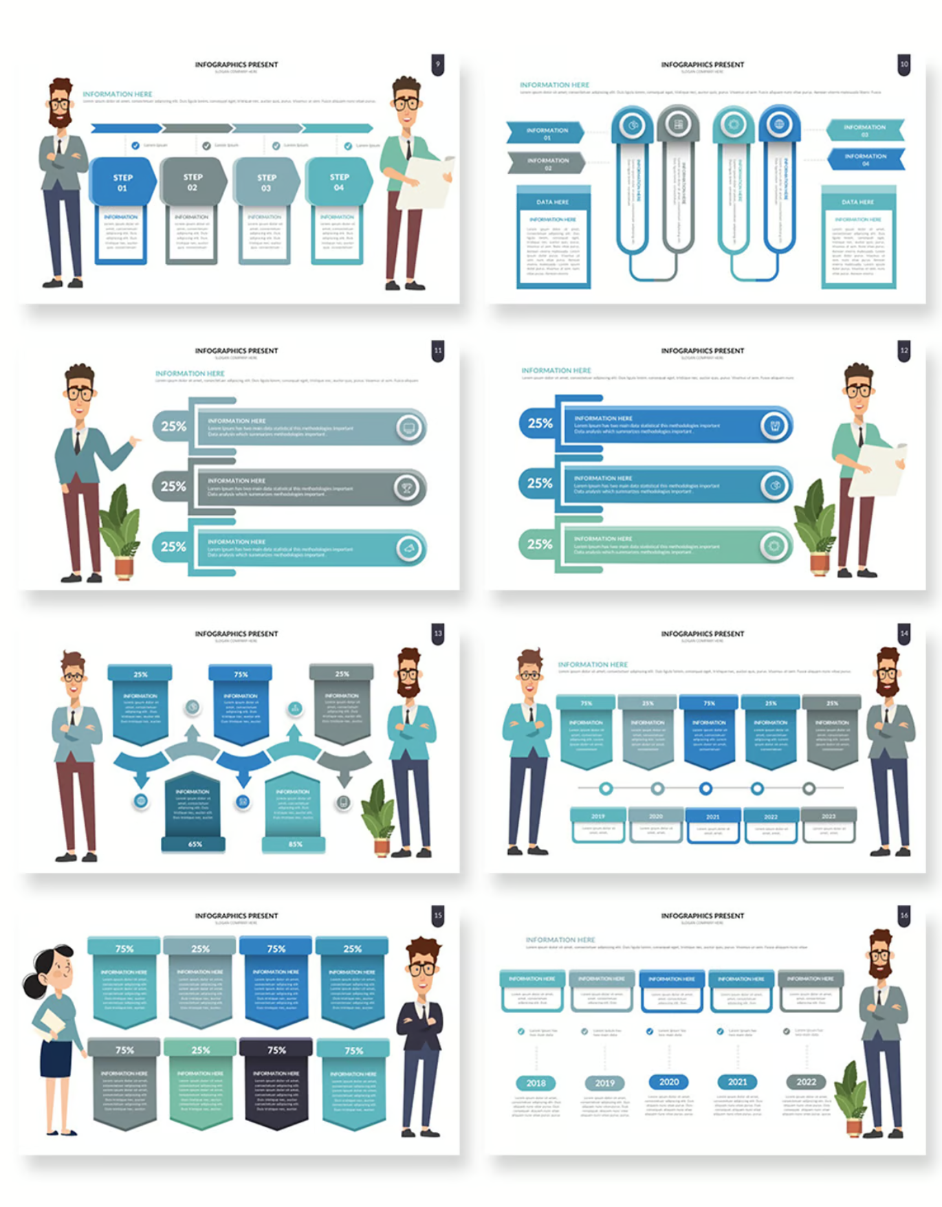 高级感Infographic动态Keynote模板 苹果专用商务汇报可编辑演示素材Infographic Keynote Presentation Templates-演示喵HUB
