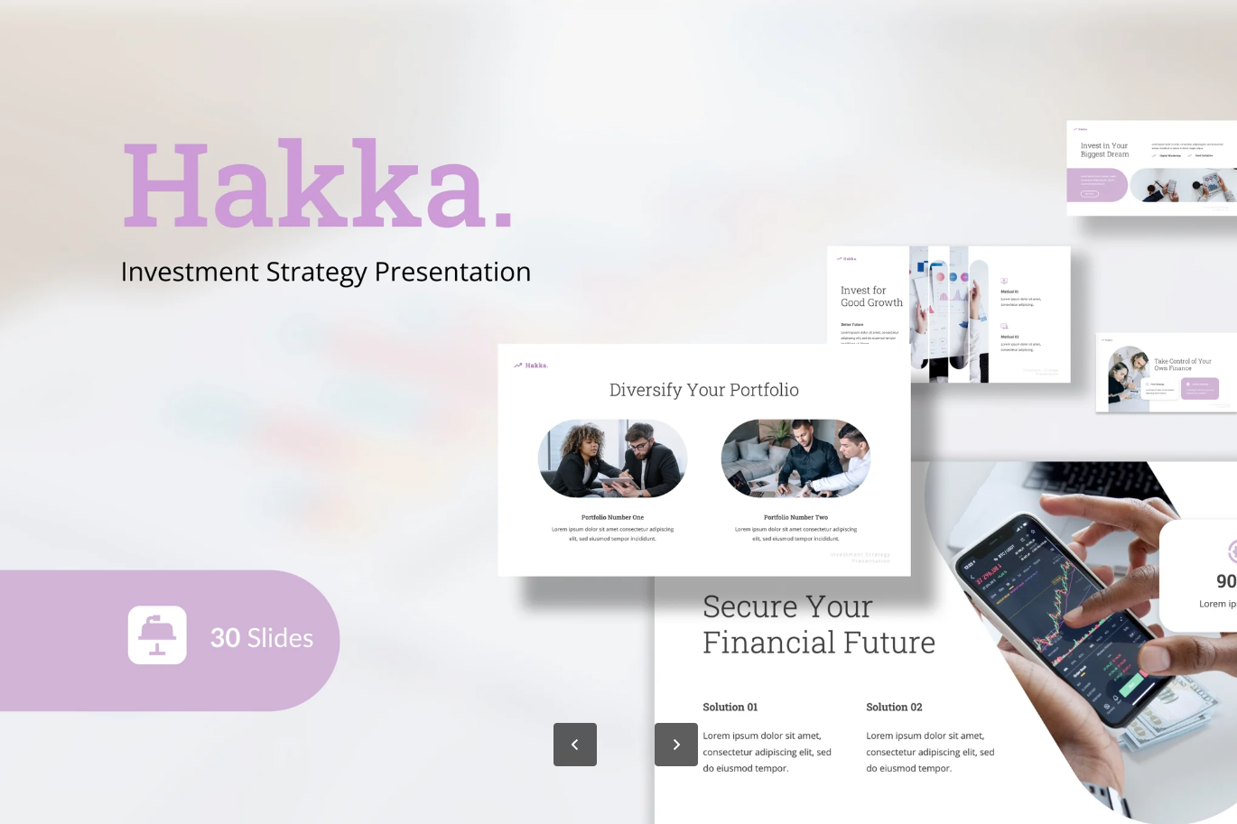 Hakka风Keynote模板投资策略商业计划书高端商务风可编辑Hakka - Investment Strategy Presentation Keynote-演示喵HUB