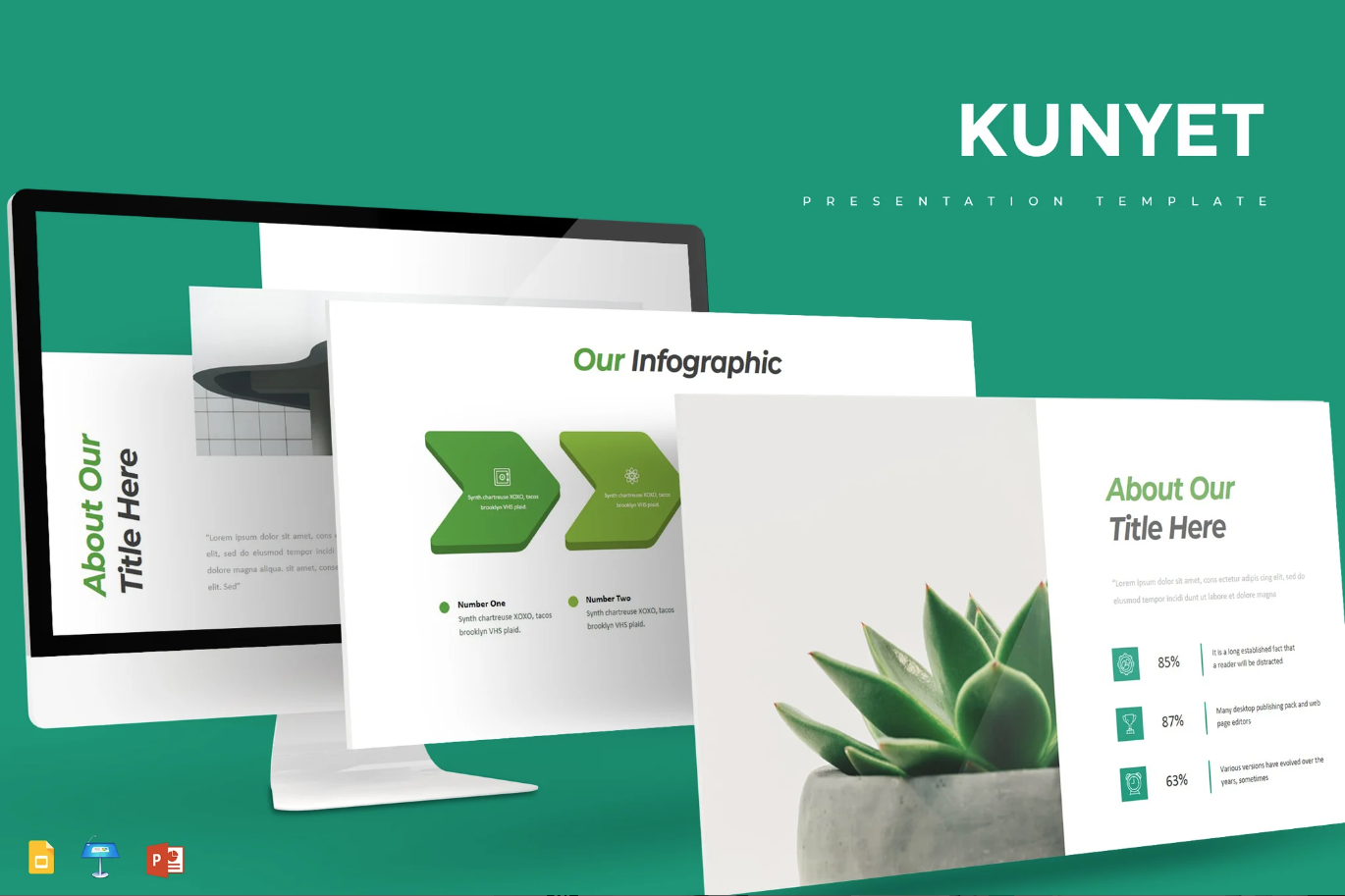 Kunyet Keynote模板2024新款商务风简约大气苹果专用创意设计Kunyet - Presentation Template-演示喵HUB