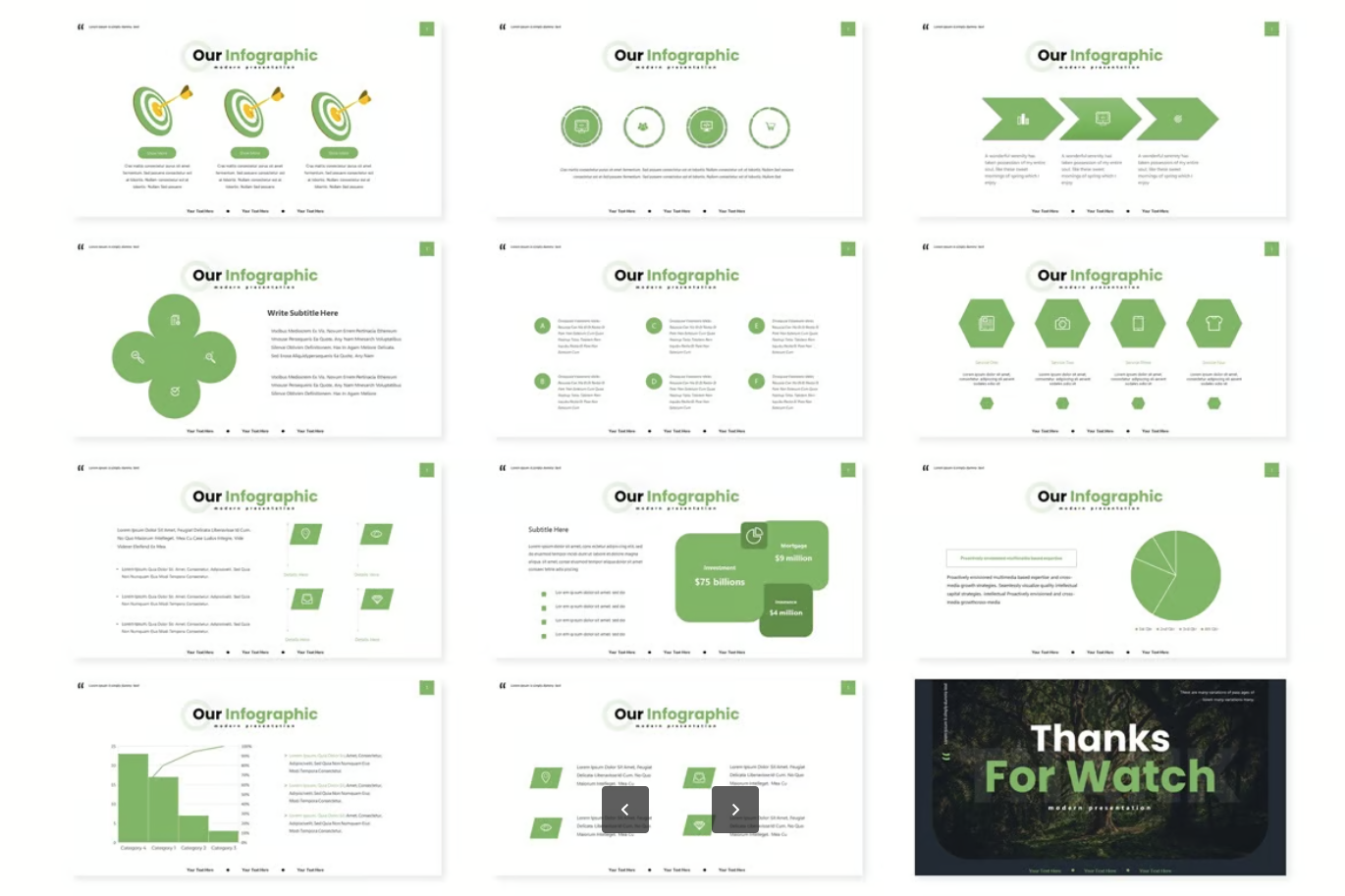 Mac专用清新植物系Keynote模板商务汇报极简可编辑高级感Green Planties - Keynote Template-演示喵HUB