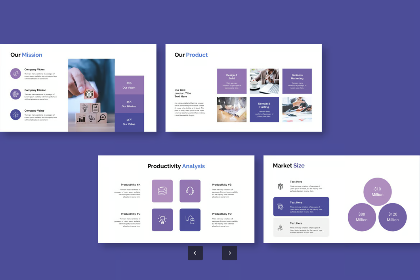 高端商务PPT模板可编辑企业汇报工作总结极简设计动态图表Business Presentation Template-演示喵HUB