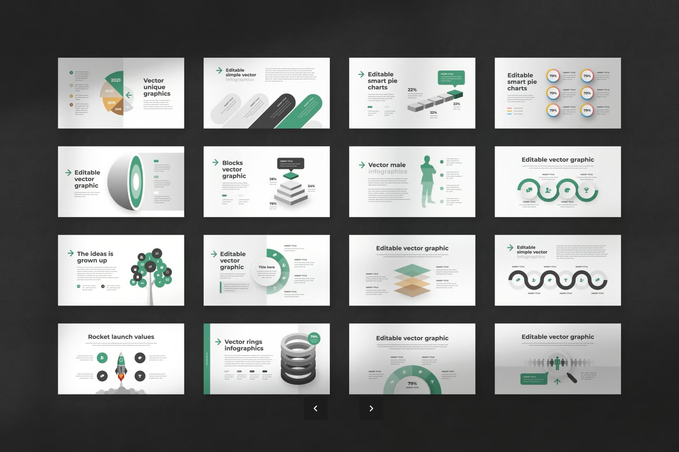 高级感动态PPT模板商务风可编辑简约大气创意动画工作汇报Evo Animated PowerPoint Template-演示喵HUB