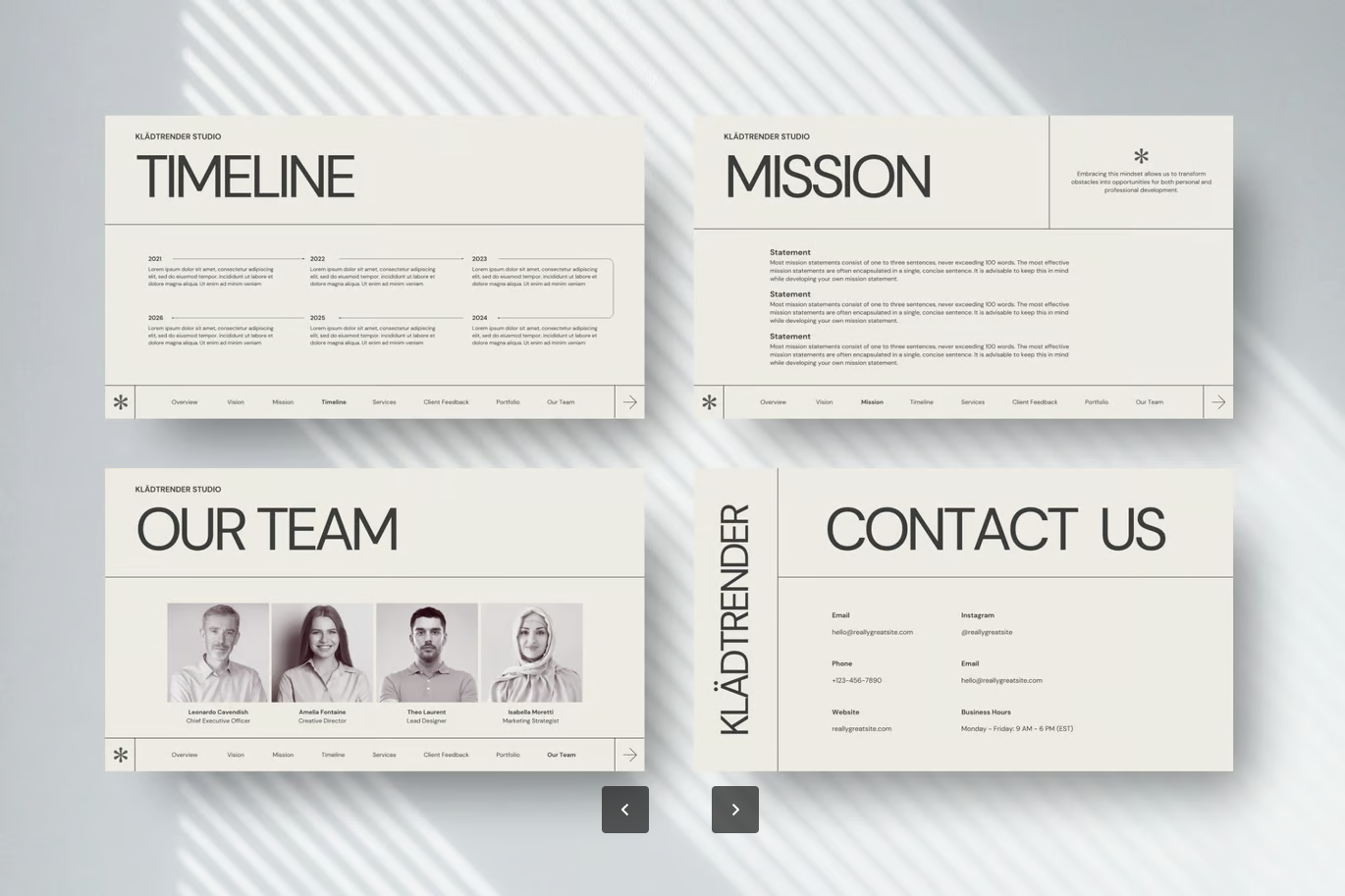 商务Pitch Deck模板高端大气可编辑动态PPT设计师款Pitch Deck-演示喵HUB