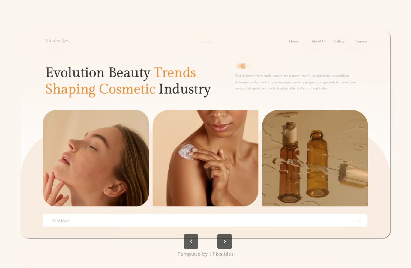 2024高端美妆Keynote模板可编辑商用化妆品PPT简约ins风设计Cosmetic and Beauty Keynote-演示喵HUB
