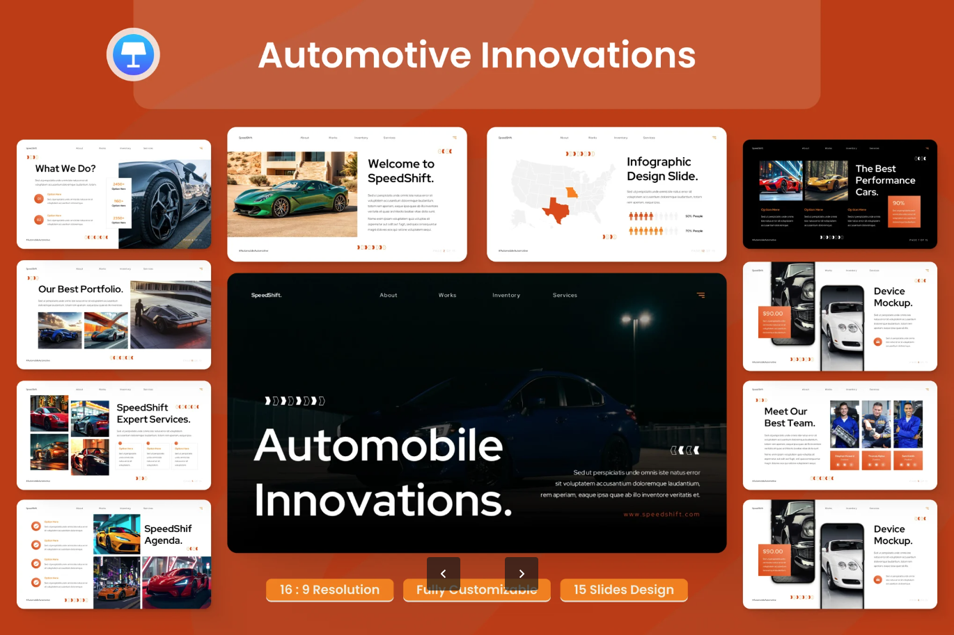 2025汽车行业商业计划书PPT模板可编辑高端大气创新方案动态设计Automotive Business & Innovation Presentation-演示喵HUB