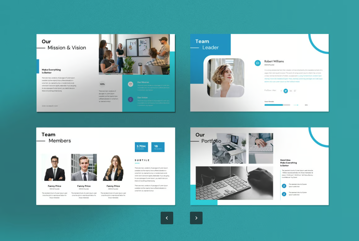 高端商务风PPT模板 创业融资路演演示 可编辑商业计划书设计Pitch Deck Presentation Templates-演示喵HUB