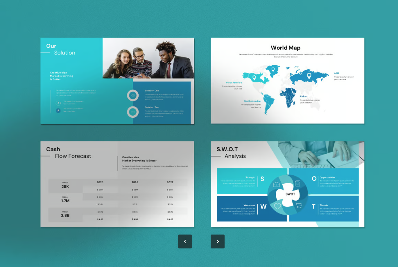 高端商务风PPT模板 创业融资路演演示 可编辑商业计划书设计Pitch Deck Presentation Templates-演示喵HUB