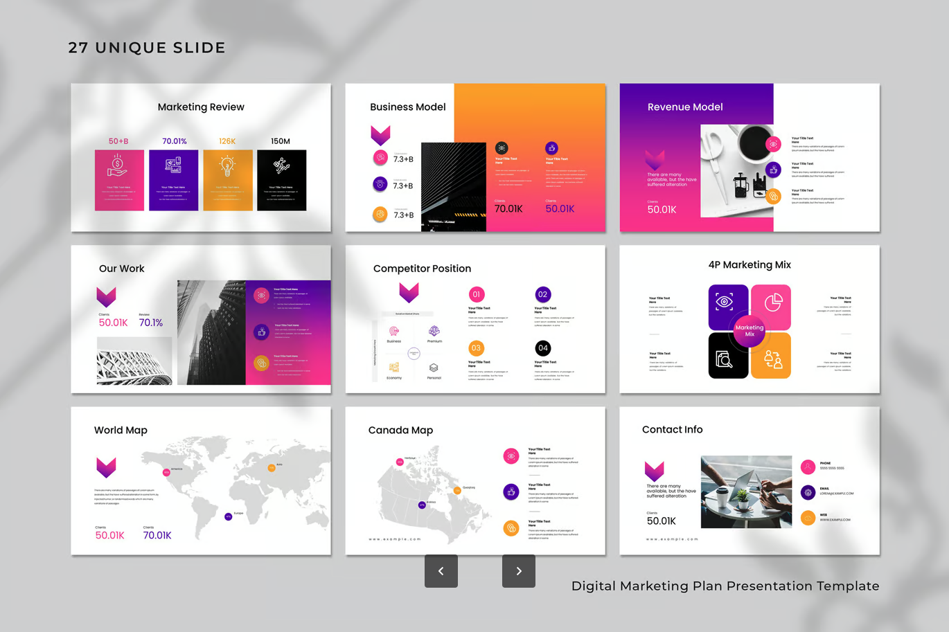 2024最新数字营销方案PPT模板可编辑企业级商务风策划案KeynoteDigital Marketing Plan Keynote Template-演示喵HUB