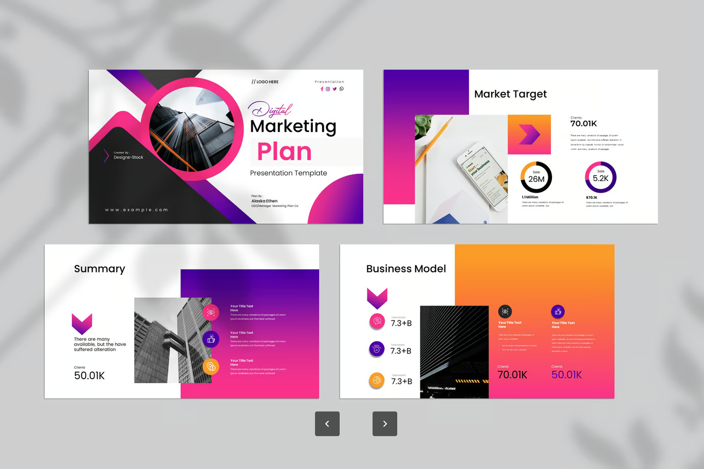 2024最新数字营销方案PPT模板可编辑企业级商务风策划案KeynoteDigital Marketing Plan Keynote Template-演示喵HUB