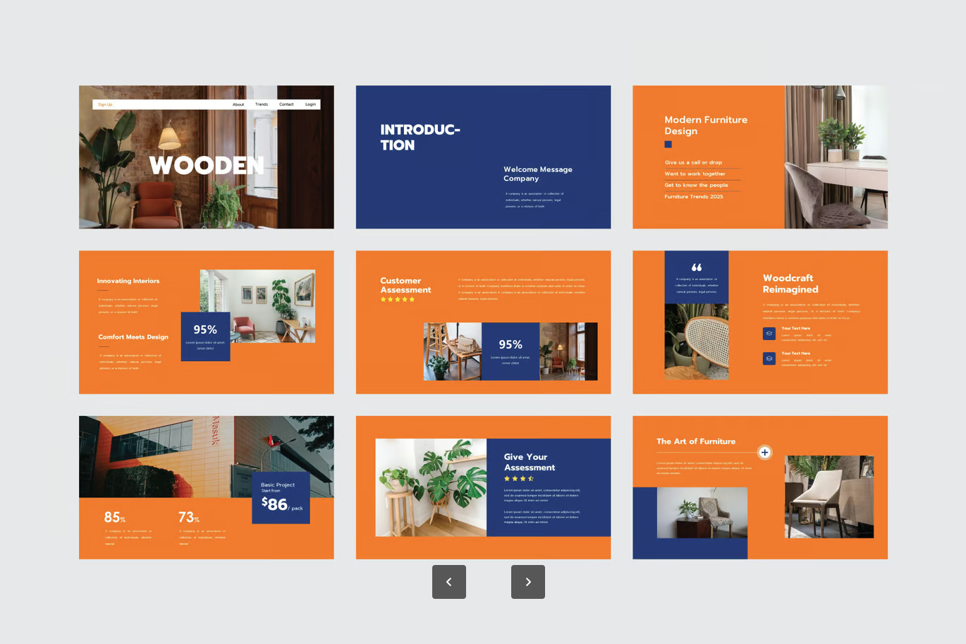 高端商务风木纹Keynote模板 苹果专用PPT设计 可编辑图表年终汇报Wooden - Keynote Template-演示喵HUB
