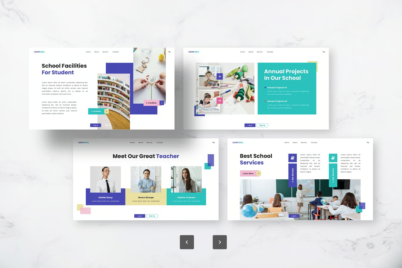 教师专用Keynote教学课件模板简约大气可编辑学术演示PPT动态特效Learn Well - Education Keynote Templates-演示喵HUB
