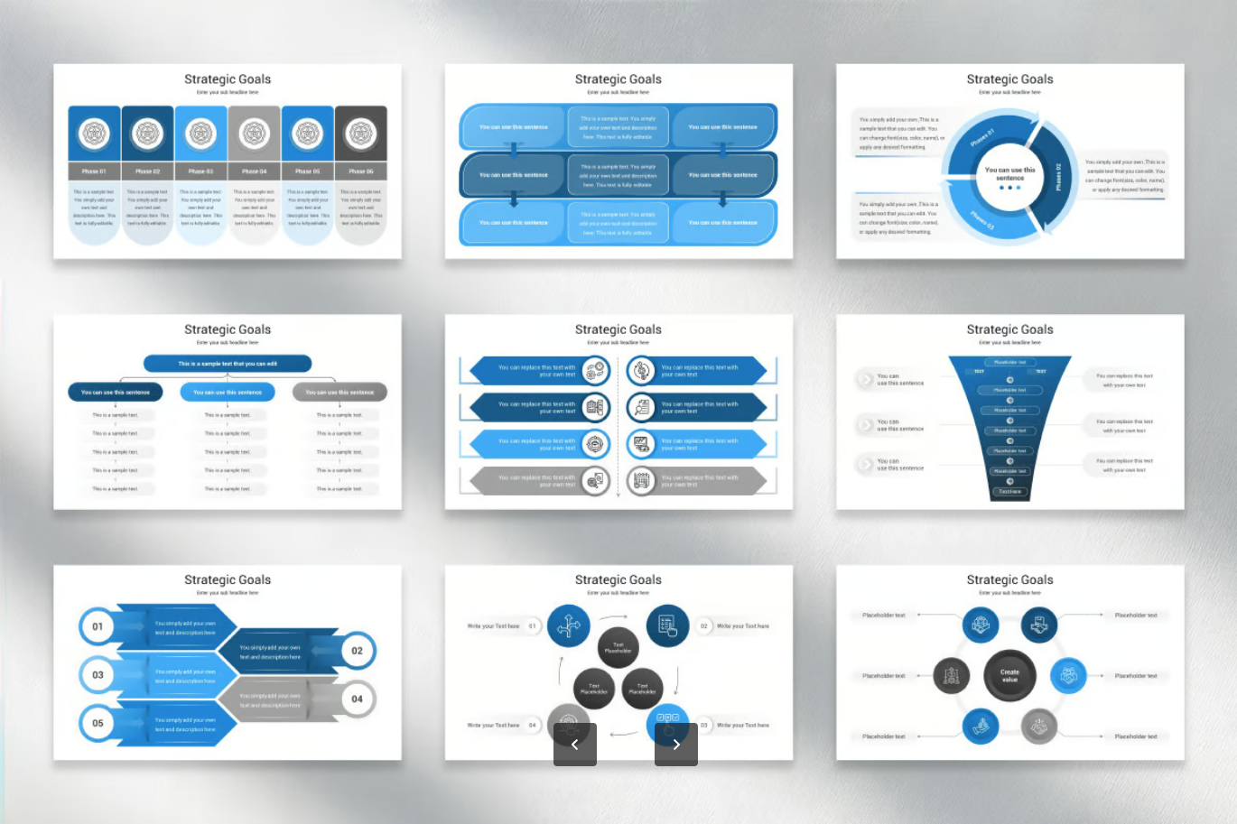 2025战略目标Keynote模板可编辑动态图表极简商务风PPTXStrategic Goals Keynote Template-演示喵HUB