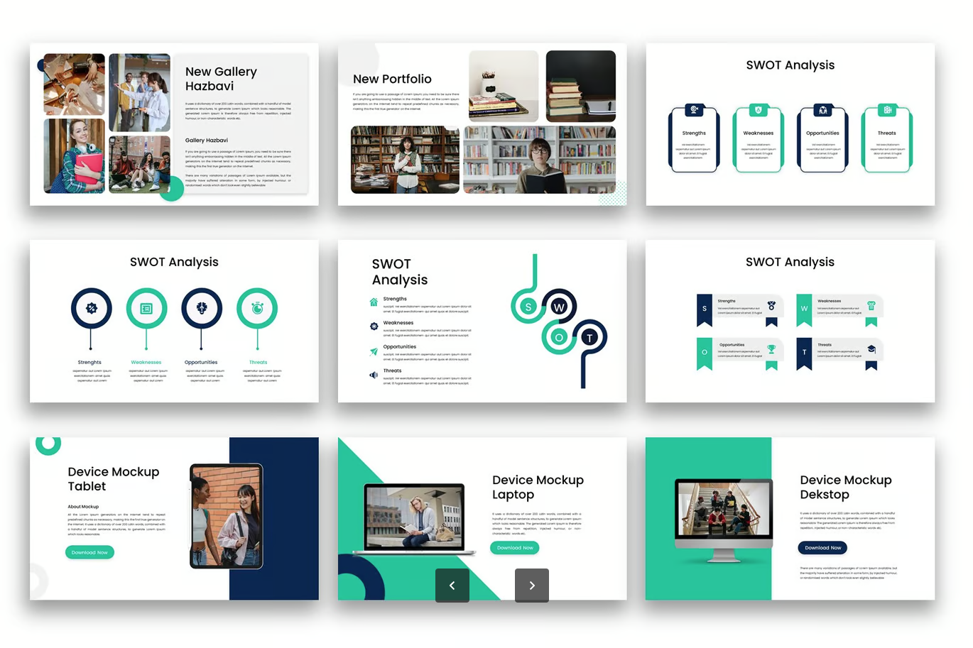 2025教师专用Keynote模板简约大气教育课件可编辑学术风Hazbavi - Education Keynote Template-演示喵HUB