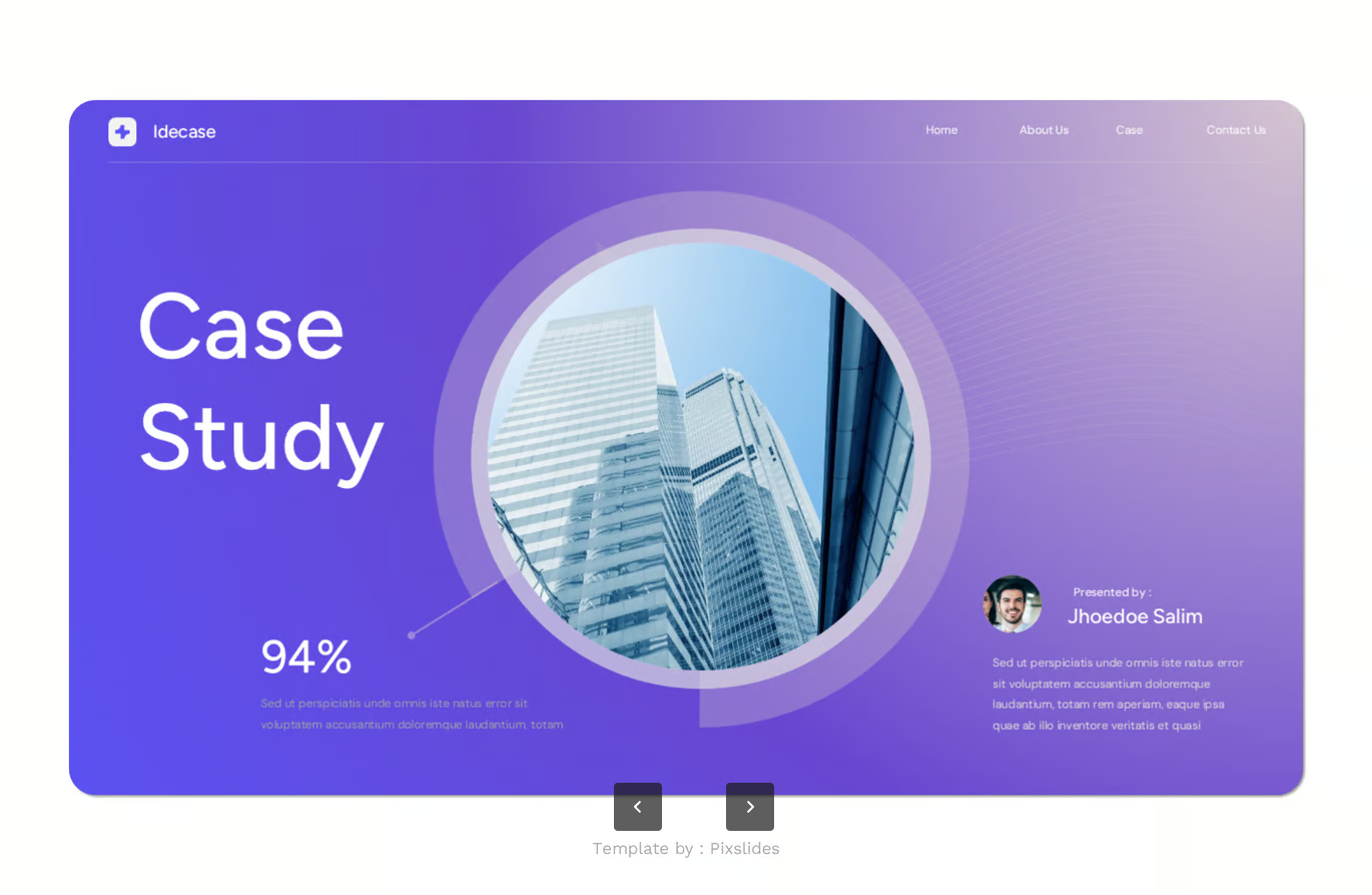 高端商务PPT模板 Keynote商业案例可编辑 职场必备简约风演示文稿Business Case Study Keynote-演示喵HUB