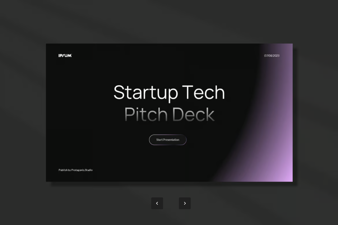 2025科技风创业融资商业计划书PPT模板Keynote投资人专用Tech Startup Investment Pitch Template Keynote-演示喵HUB