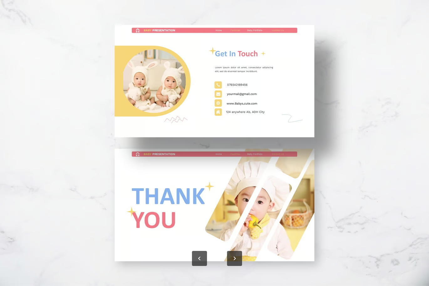 婴儿主题可爱风Keynote简约设计商务演示PPT免费下载Little Joy - Baby Keynote Templates-演示喵HUB