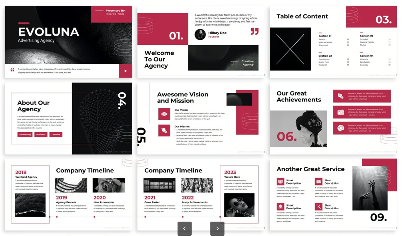 高端商务Bold风Keynote模板全动画特效苹果风简约大气可编辑Evoluna - Bold Keynote Template-演示喵HUB