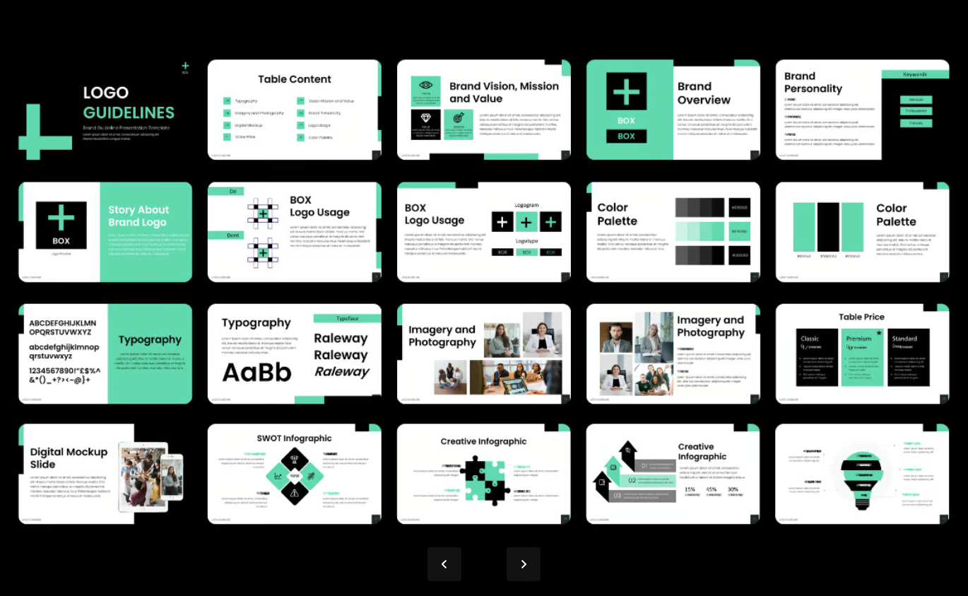 LOGO规范品牌VI设计PPT模板可编辑高端商务风企业形象Logo - Brand Guidelines Presentation Template-演示喵HUB