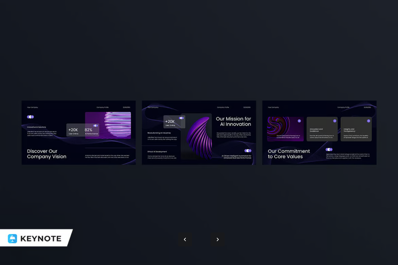 2025黑紫渐变AI科技PPT模板 现代简约商务风高级感设计Black Purple Modern AI Technology 003-演示喵HUB