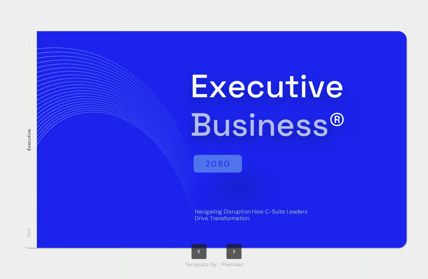 2024高端商务Keynote模板企业汇报动态可编辑苹果电脑专用演示文稿Executive - Business Keynote-演示喵HUB