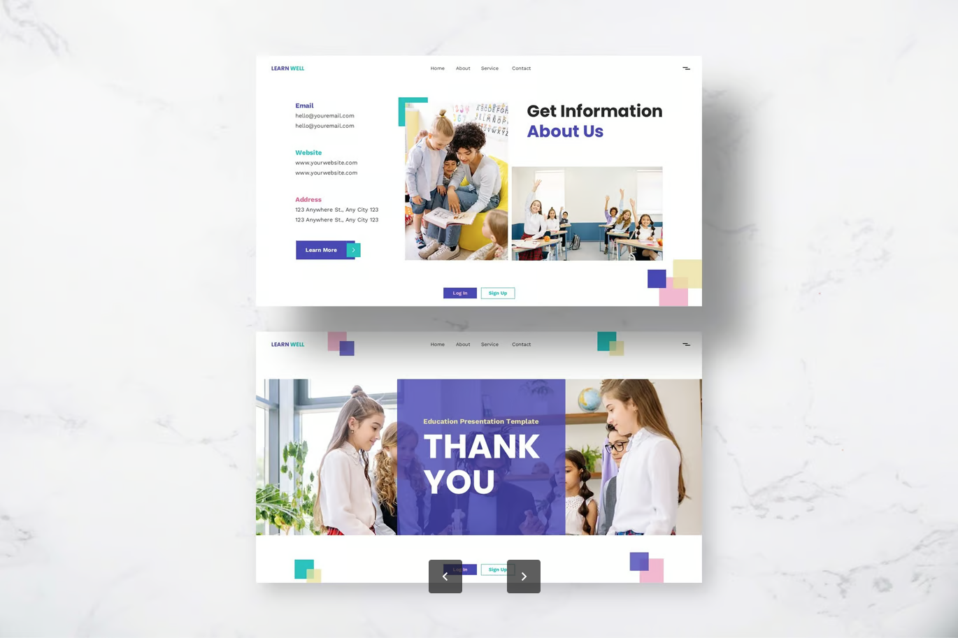 教师专用Learn Well教育Keynote模板 简约大气学术风PPT课件可编辑Learn Well - Education Keynote Templates-演示喵HUB