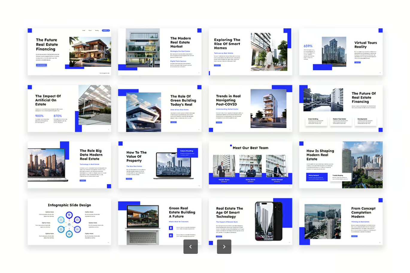 高端商务房地产PPT模板Modern可编辑ins风地产策划汇报动态设计Modern Real Estate-演示喵HUB