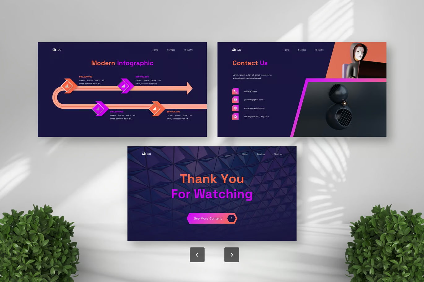 区块链数字货币Keynote模板科技感深色系商务汇报PPT可编辑Digital Currency - Technology Keynote Templates-演示喵HUB