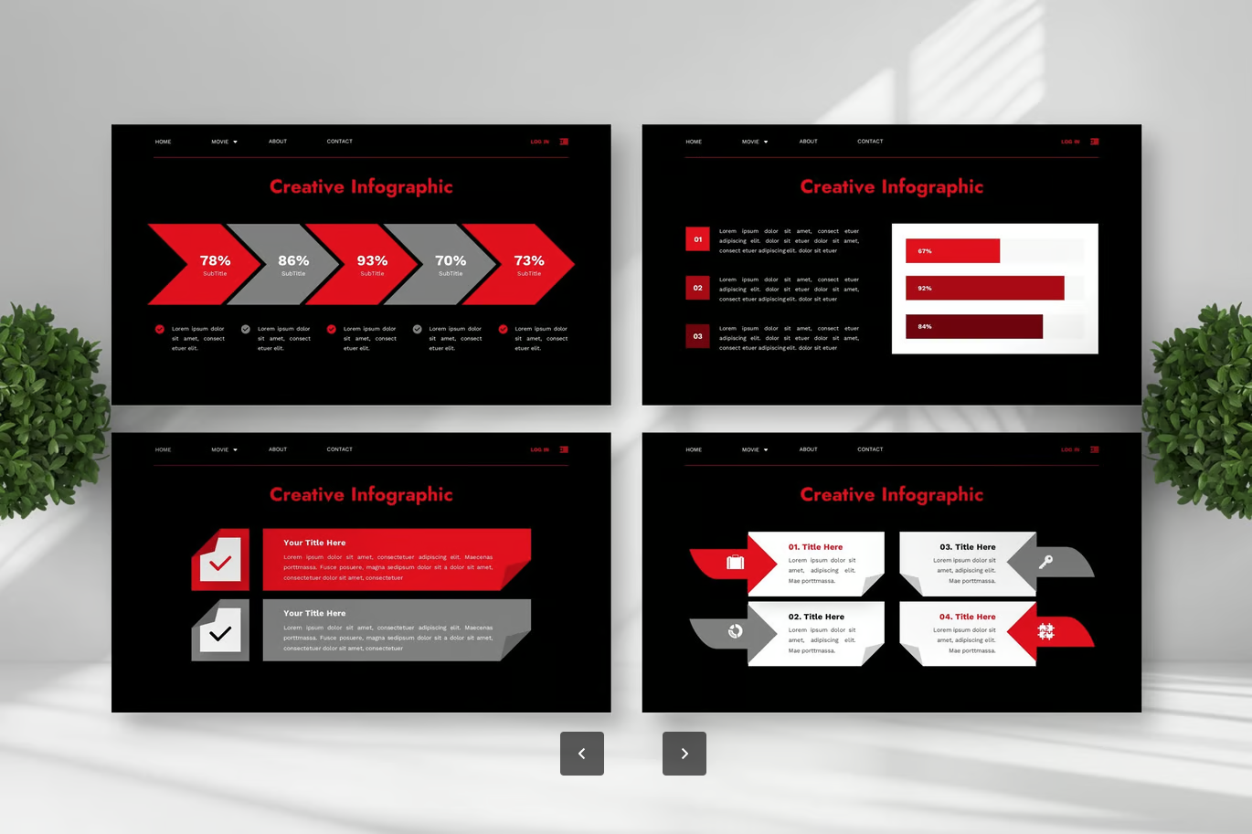 4K画质电影风Keynote模板苹果专用影视级动态特效高端商务PPTCinema - Movie Keynote Templates-演示喵HUB