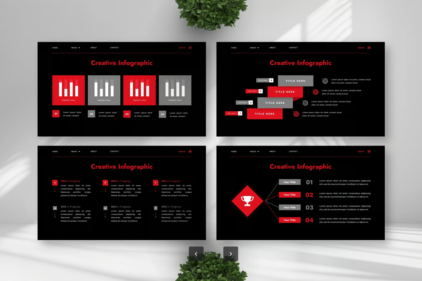 4K画质电影风Keynote模板苹果专用影视级动态特效高端商务PPTCinema - Movie Keynote Templates-演示喵HUB