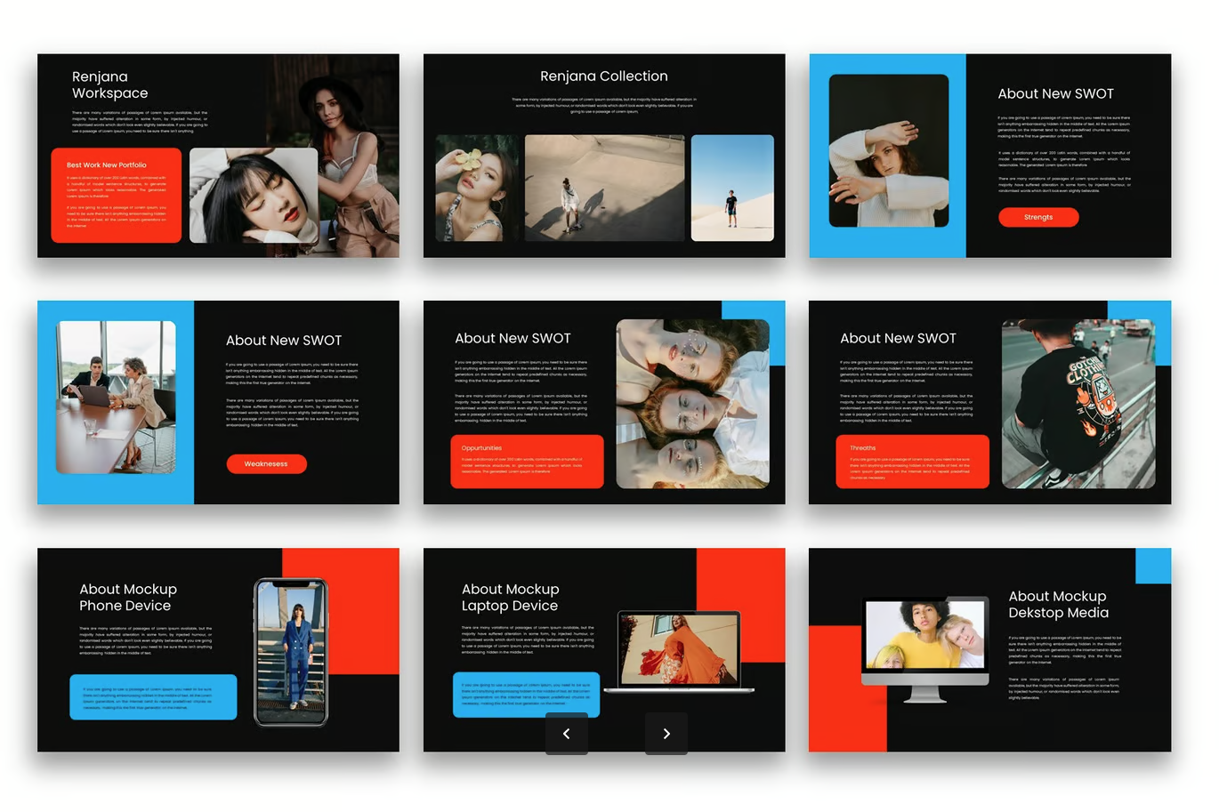 2024商务Keynote模板高端大气企业汇报可编辑动态特效PPTXRenjana - Business Keynote Template-演示喵HUB