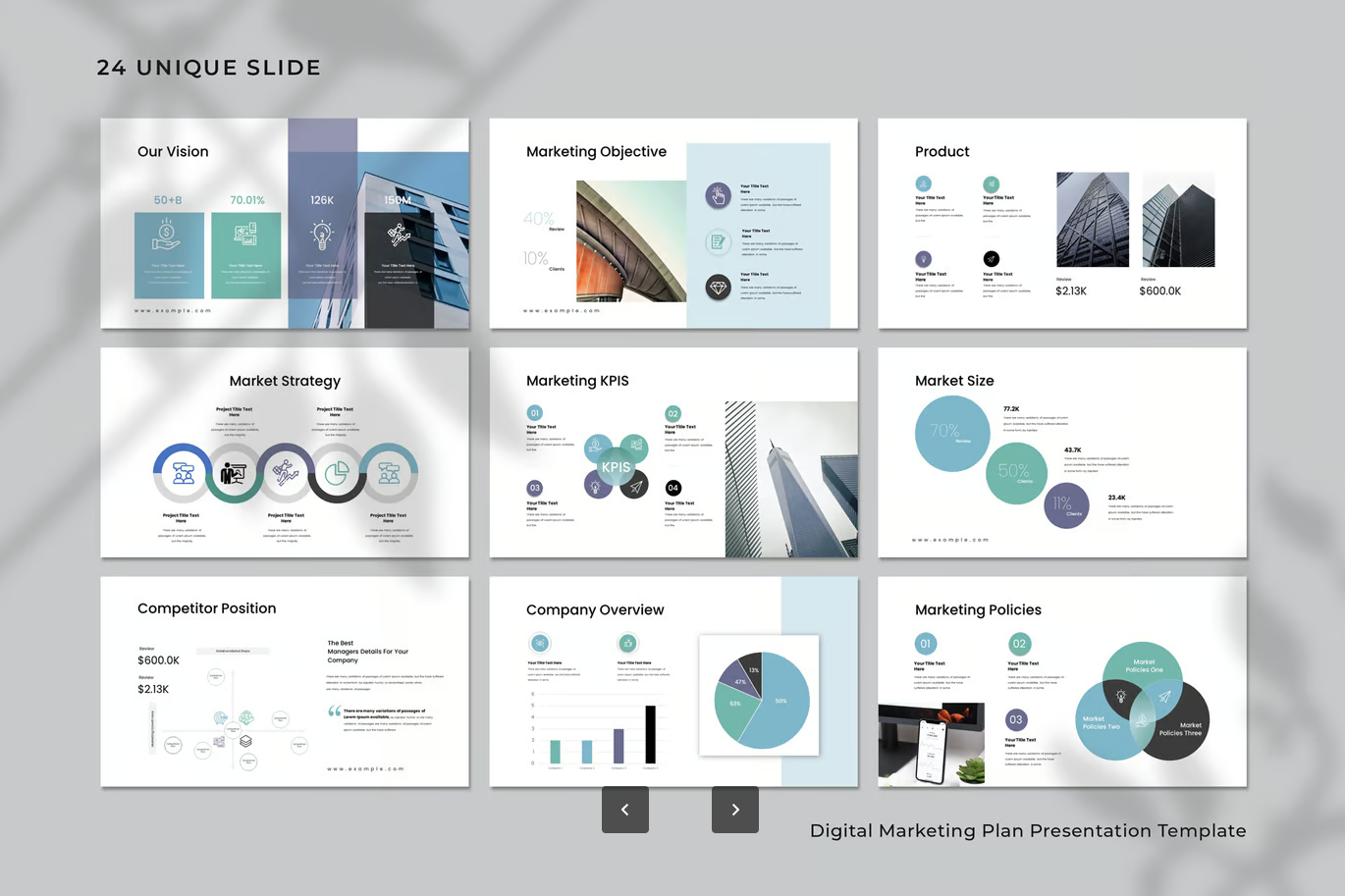 数字营销PPT模板可编辑Keynote商业计划书高端大气策划方案设计素材Digital Marketing Plan Keynote Template-演示喵HUB