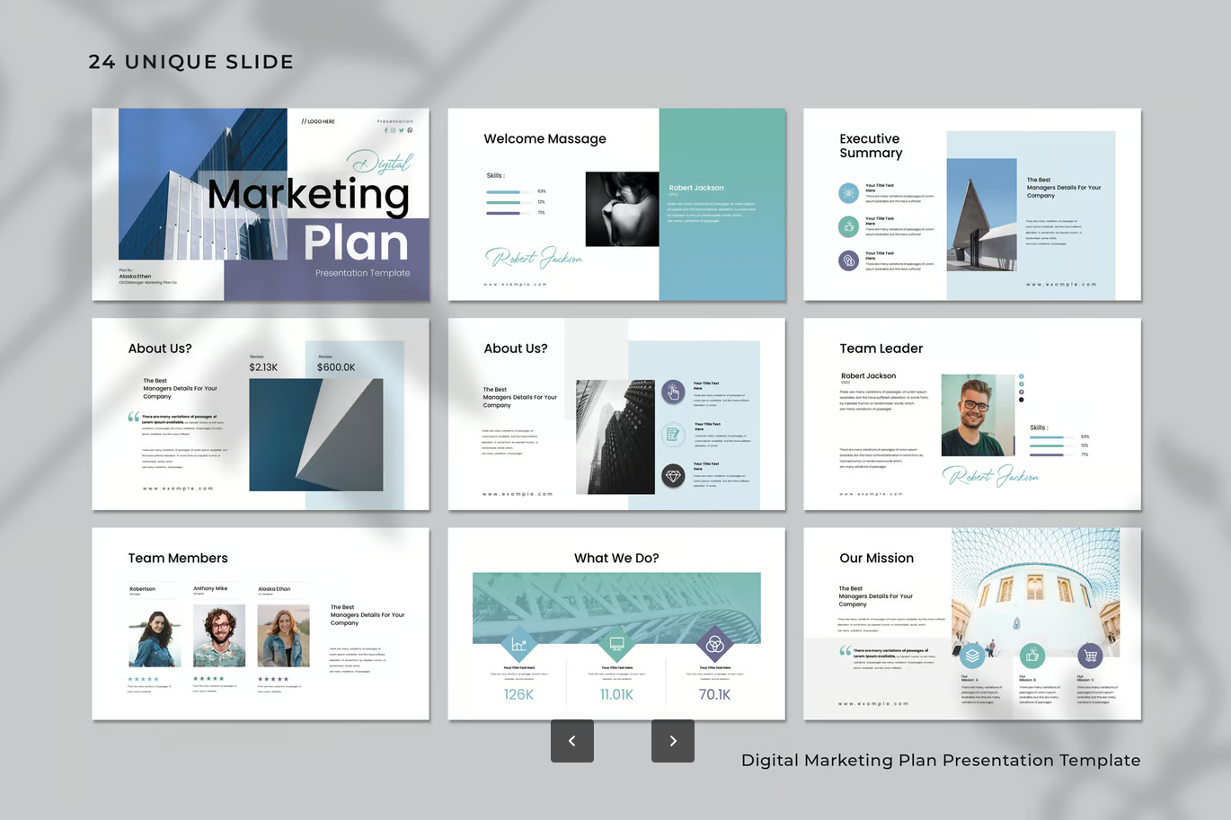 数字营销PPT模板可编辑Keynote商业计划书高端大气策划方案设计素材Digital Marketing Plan Keynote Template-演示喵HUB