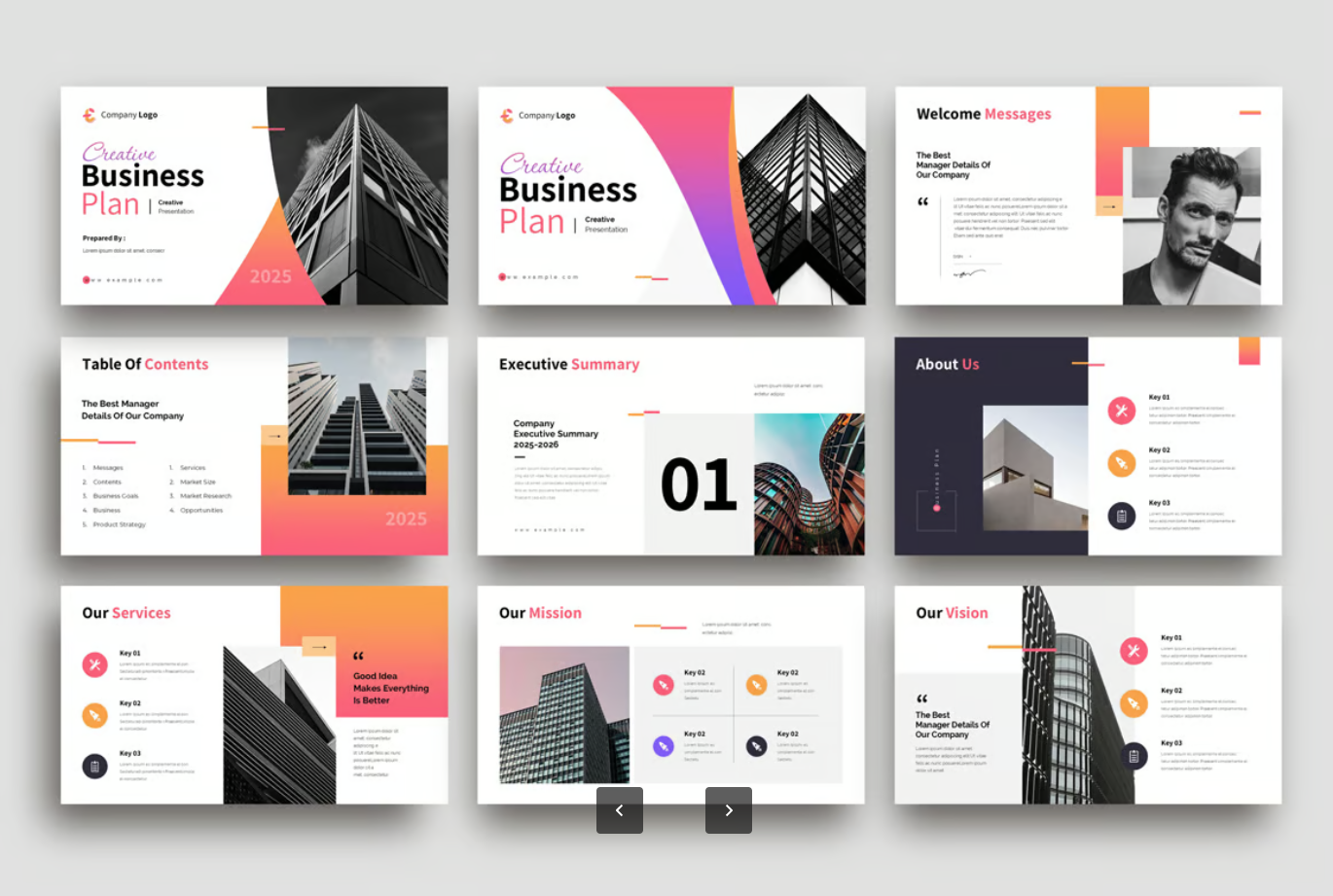 2025最新商业计划书PPT模板 创业融资高端商务风可编辑投资人专用Business Plan Presentation Template-演示喵HUB