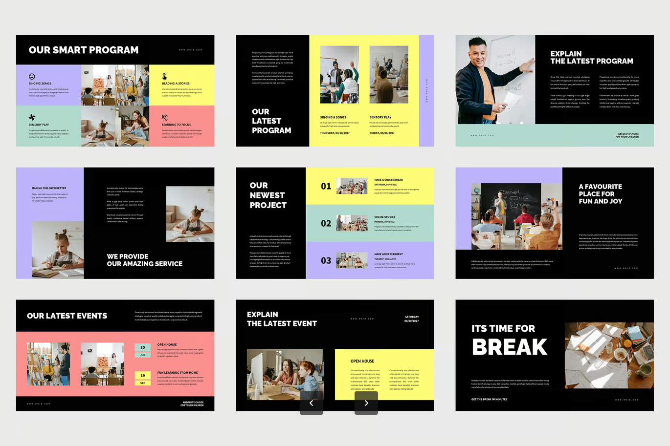 高端商务教育Keynote模板 学术答辩PPT课件 简约创意设计Onio   Education Business Keynote-演示喵HUB