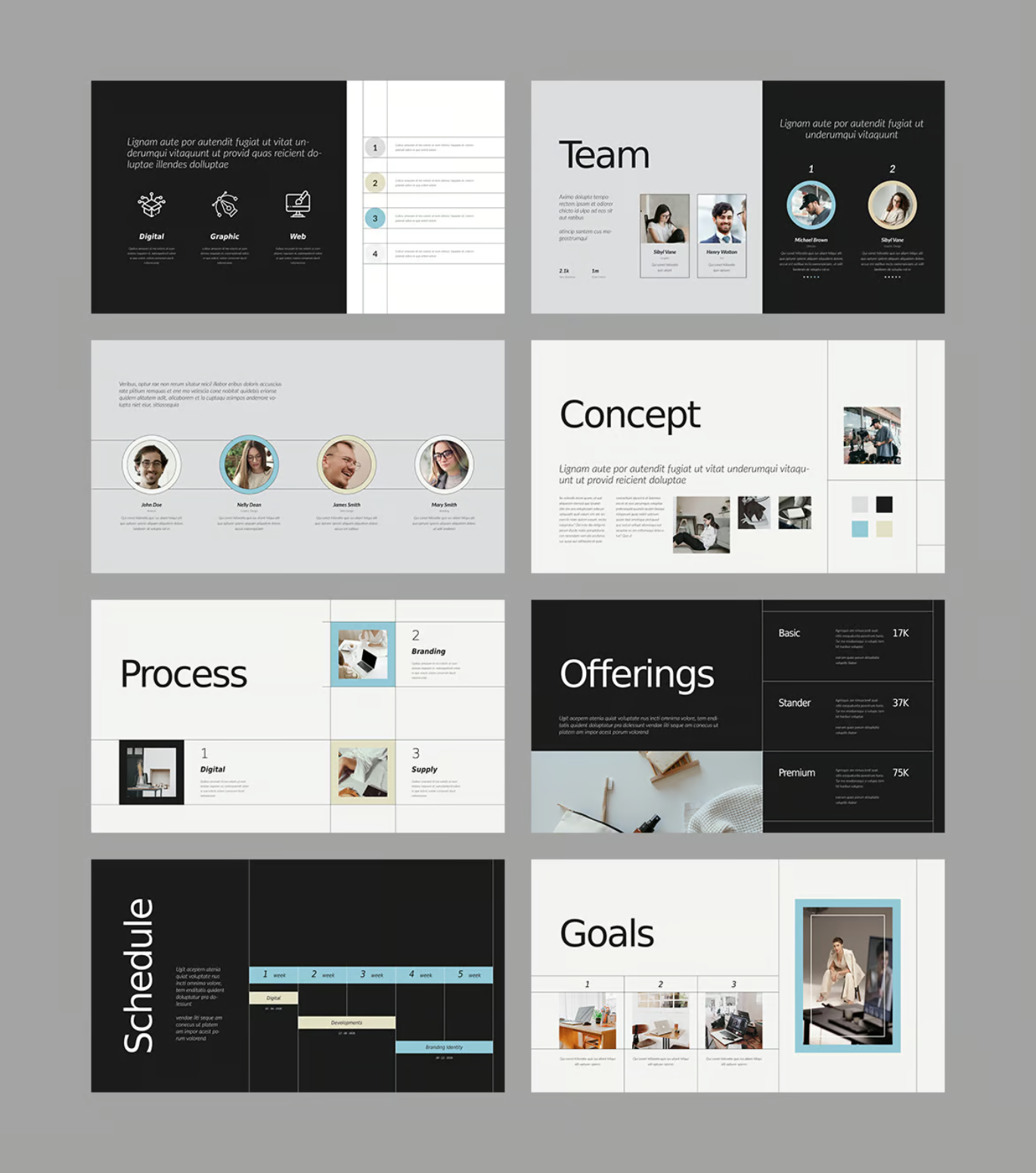 Keynote商业提案PPT模板苹果专用高端大气可编辑企业级设计方案Brand Proposal Template Keynote-演示喵HUB