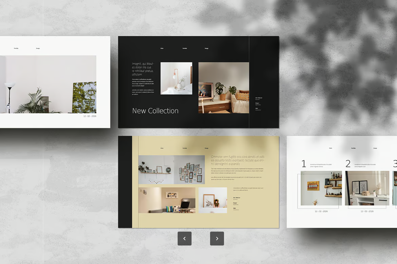 求职必备高端作品集Keynote模板创意简约PPT简历设计职场面试专用Portfolio Keynote Template-演示喵HUB