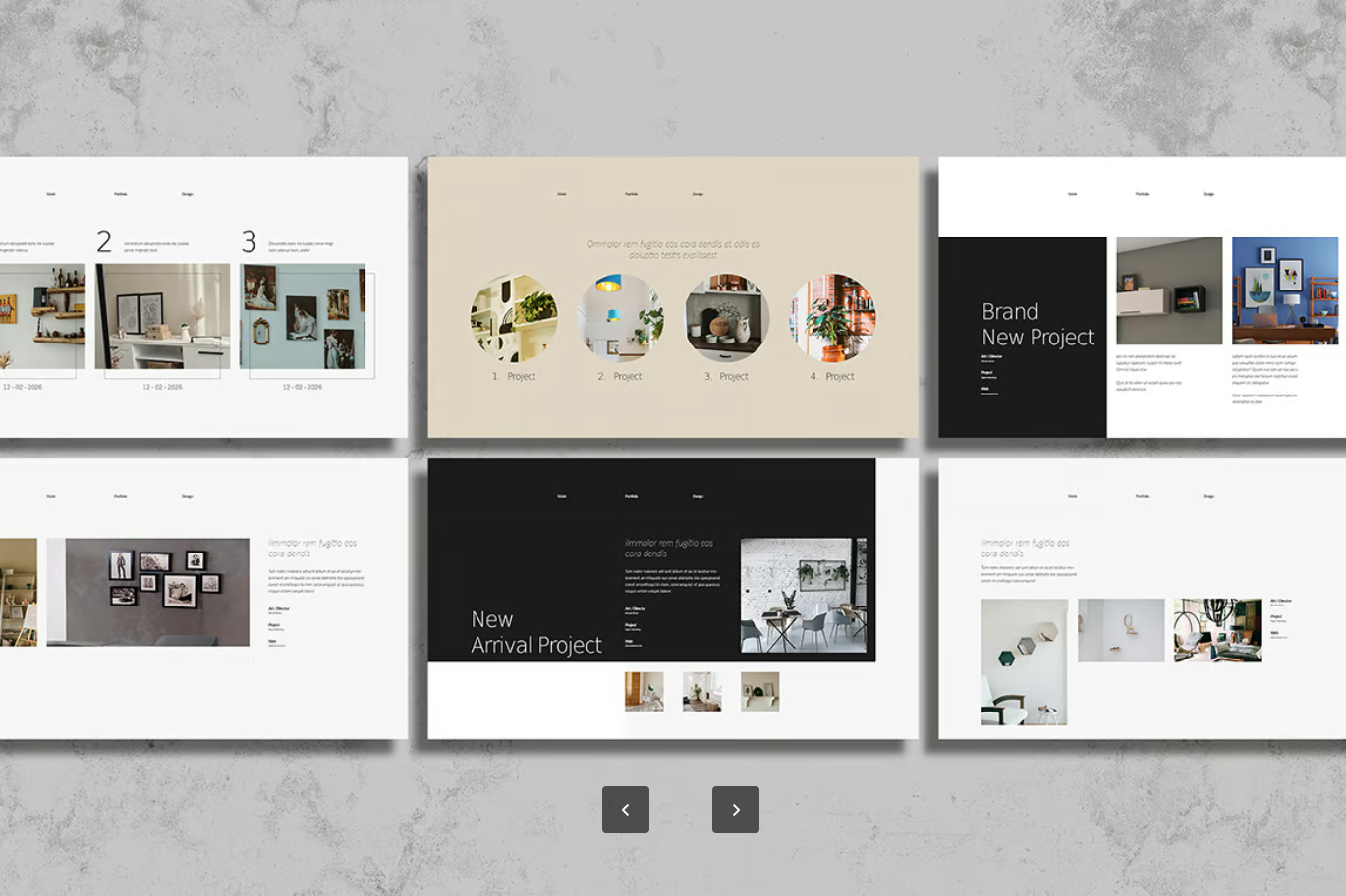 求职必备高端作品集Keynote模板创意简约PPT简历设计职场面试专用Portfolio Keynote Template-演示喵HUB