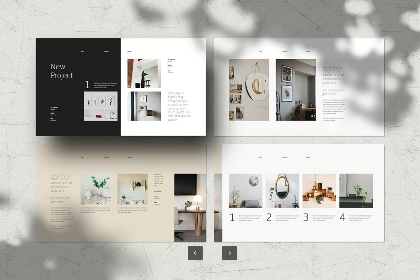 求职必备高端作品集Keynote模板创意简约PPT简历设计职场面试专用Portfolio Keynote Template-演示喵HUB