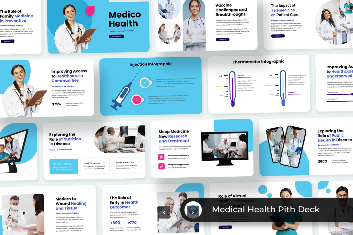 医用级三层抗菌防护口罩30片独立包装家庭常备防疫物资Medical Healthcare-演示喵HUB