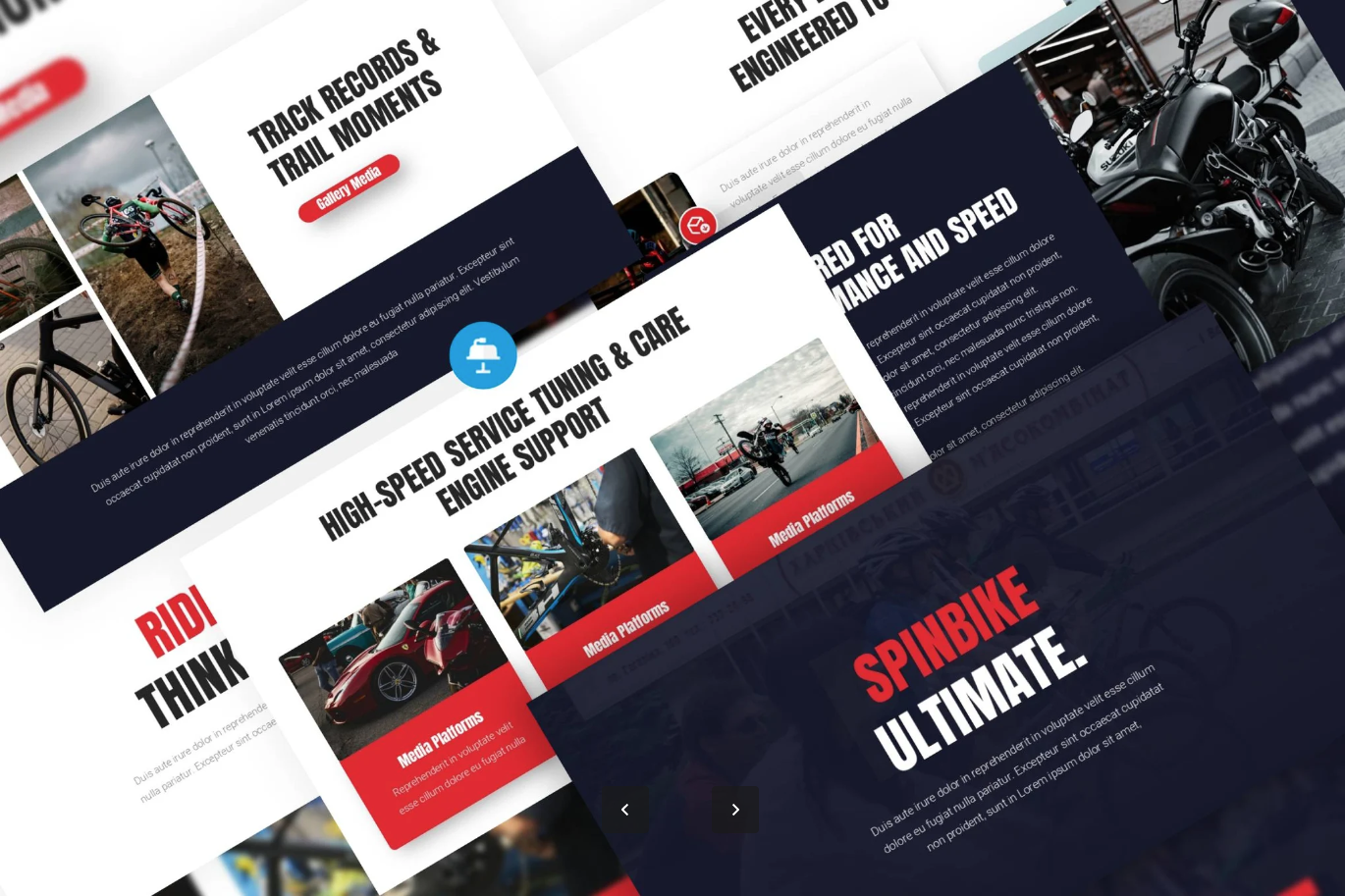 VelocityX运动自行车Keynote动态PPT模板商务发布会VelocityX – Sport Bike Keynote Template-演示喵HUB