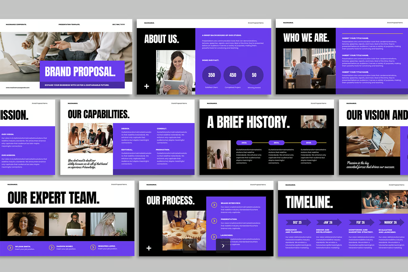 KEY品牌策划PPT模板可编辑高端商业计划书企业方案提案神器Brand Proposal Template-演示喵HUB