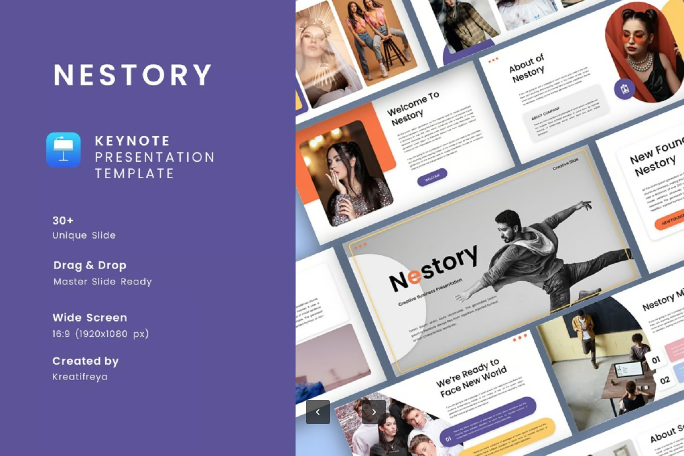 2025新款Nestory创意商务Keynote模板高级感企业级极简风Nestory - Creative Business Keynote Template-演示喵HUB